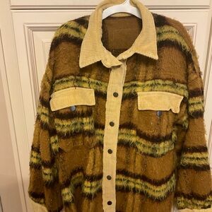 POL plaid jacket